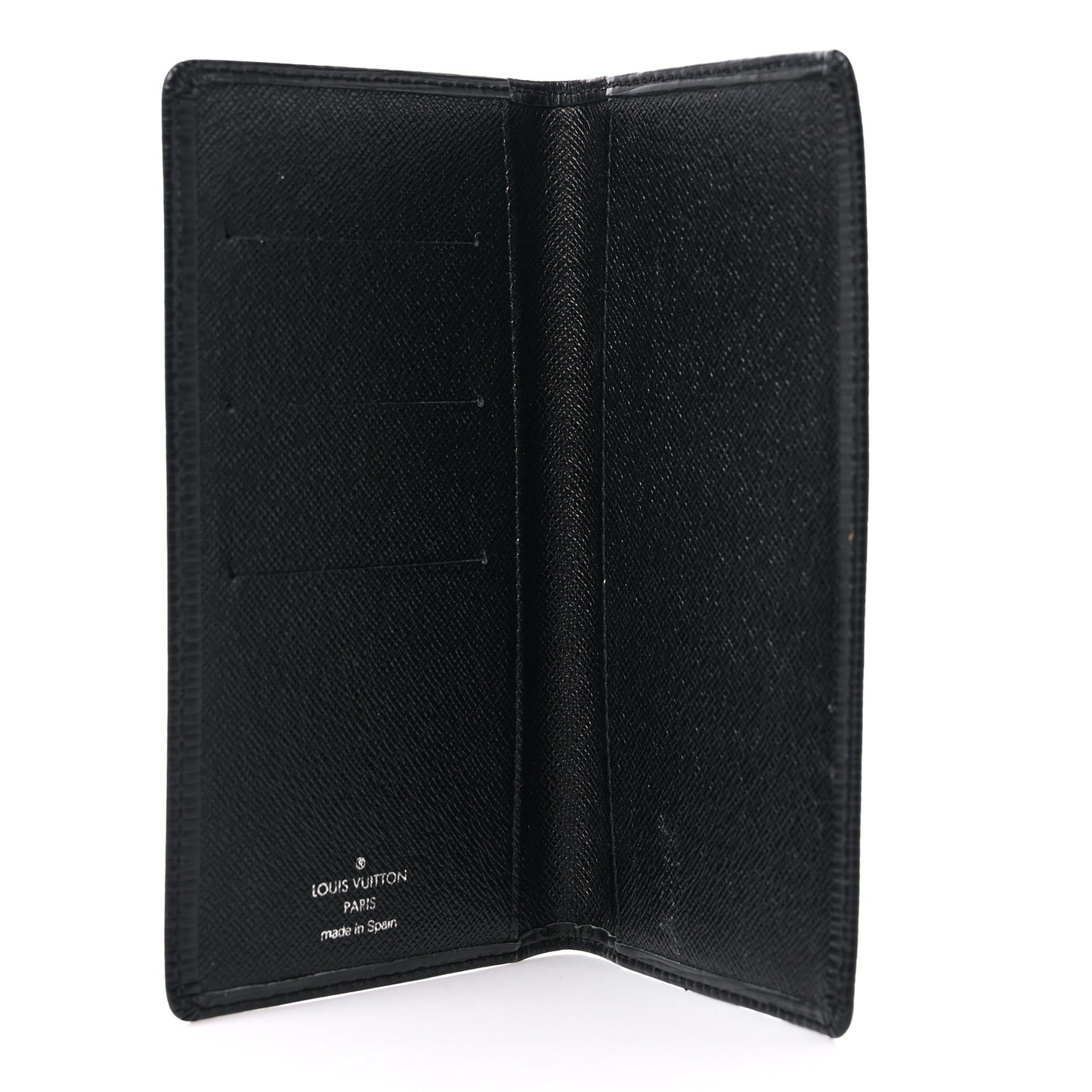 Epi Checkbook Organizer Wallet Black