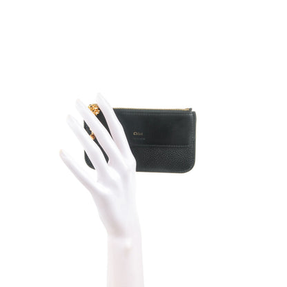 Chloe Grained Calfskin Joe Coin Purse Black 2 of 7