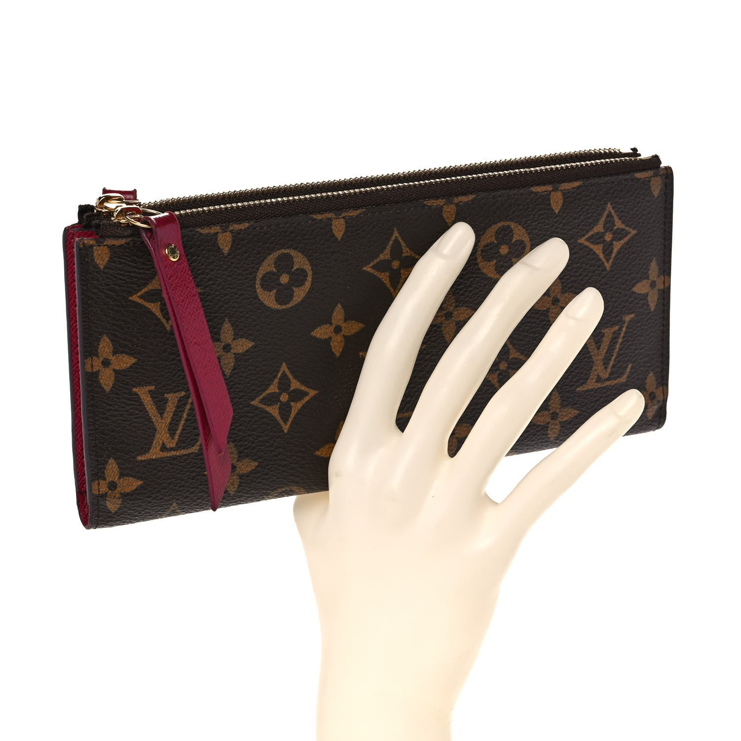 Louis Vuitton Monogram Adele Wallet Fuchsia 2 of 16