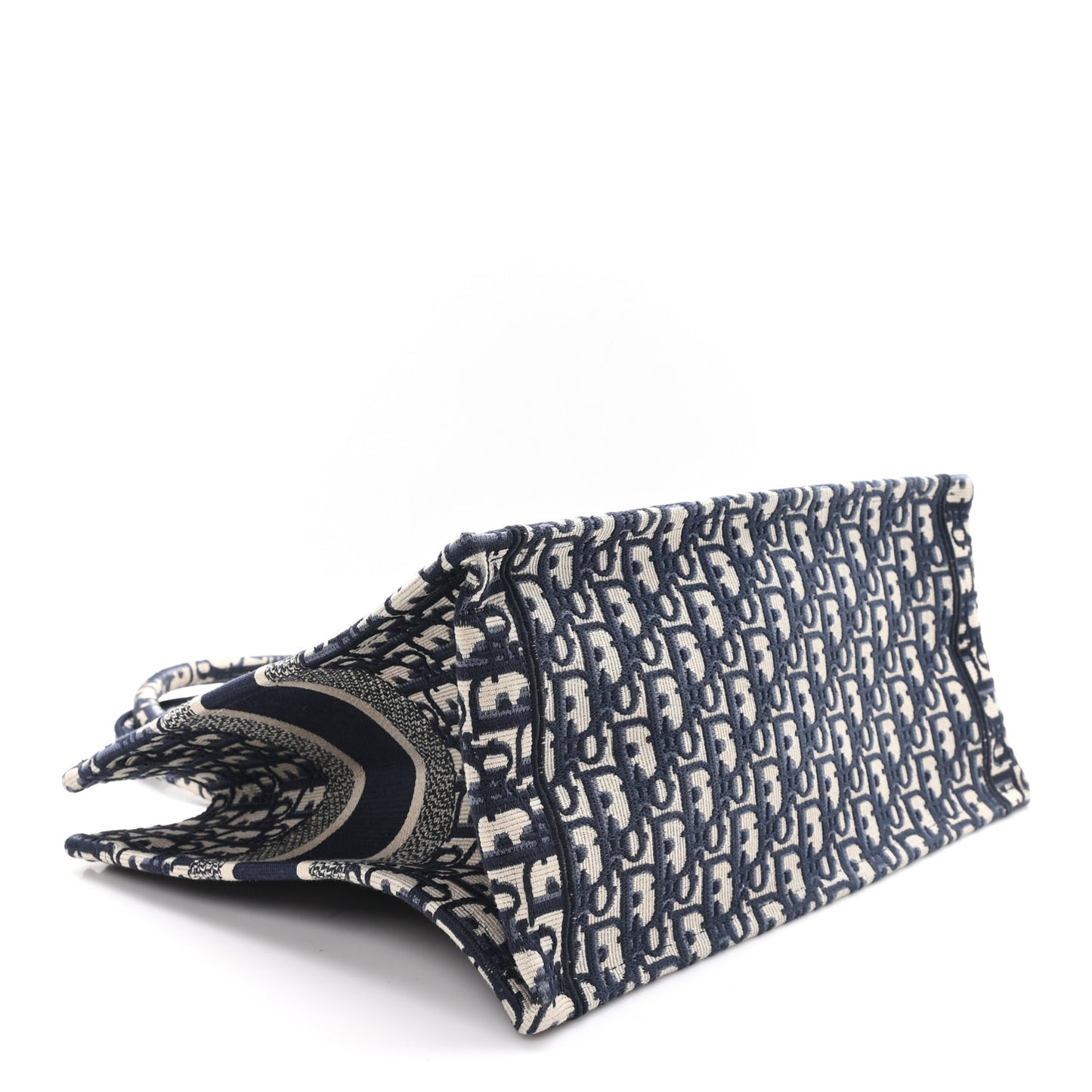 Oblique Medium Book Tote Blue Multicolor