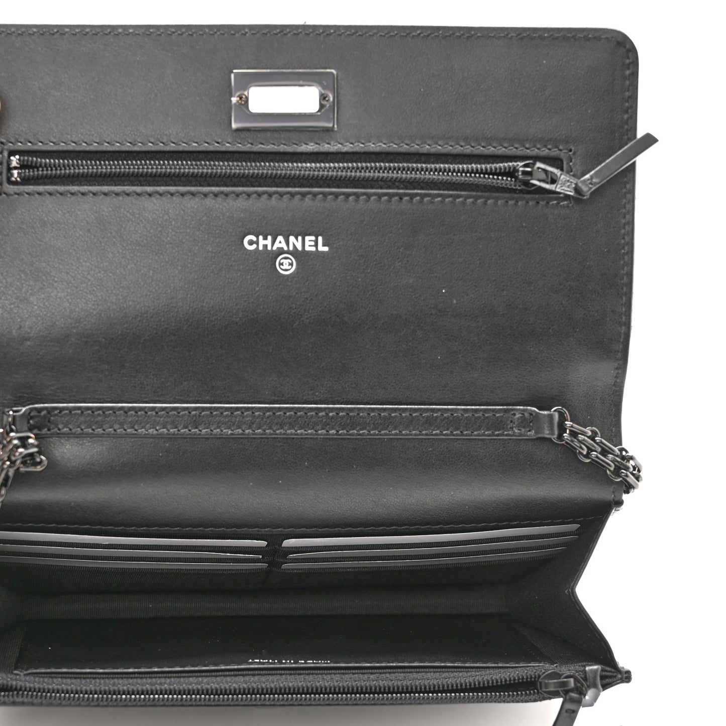 Aged Calfskin Quilted Reissue Wallet On Chain WOC So Black
