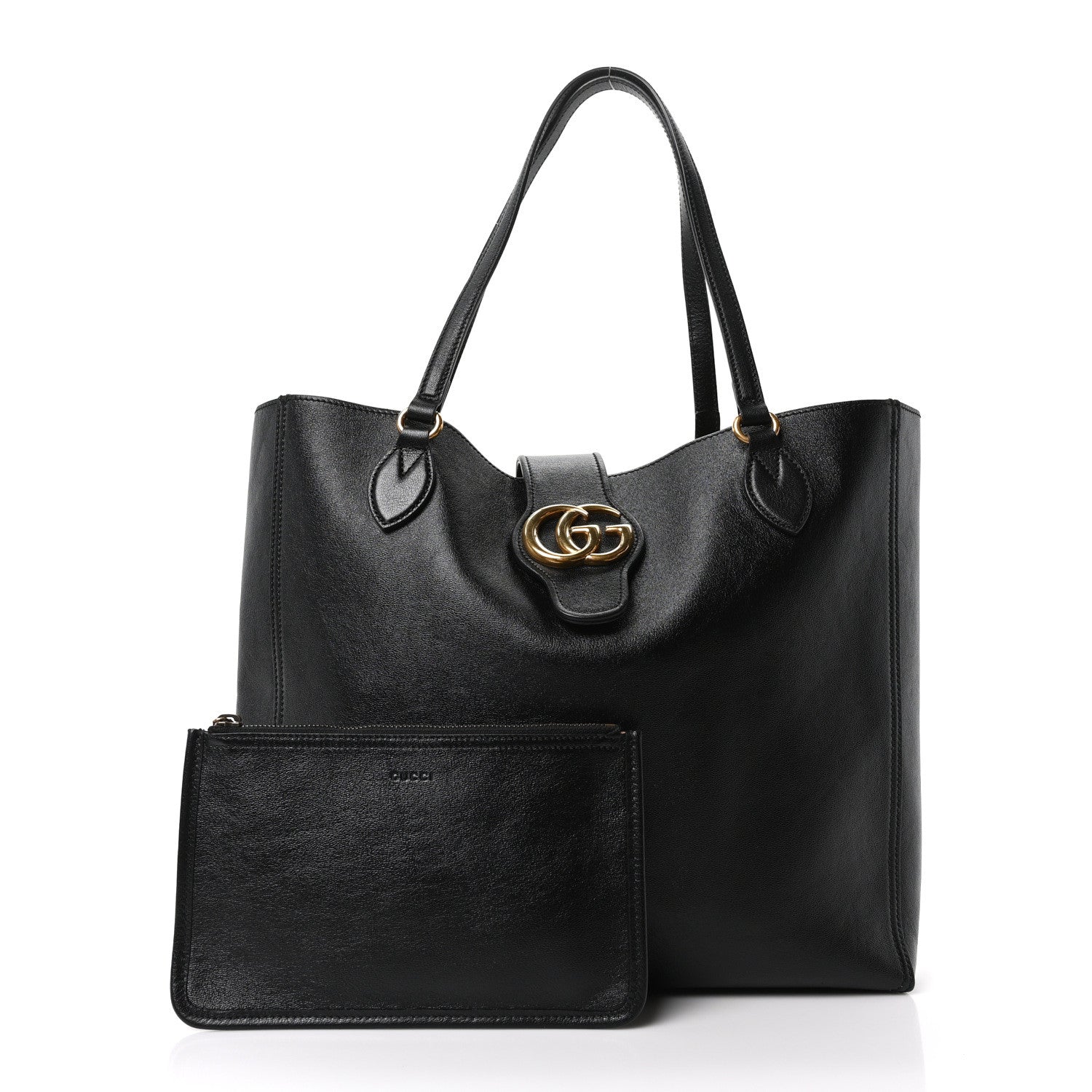 GUCCI バッグ Gucci New Sakai Calfskin Lux Medium Dahlia Tote Black 1793516