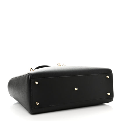 Christian Dior Grained Calfskin Large Lady Dior Black 4 of 12