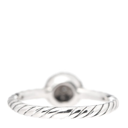 David Yurman Sterling Silver Diamond Petite Pave Ring 51 5.75 4 of 5