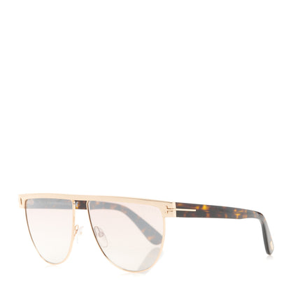 Tom Ford Stephanie Sunglasses TF570 Gold Havana 1 of 9