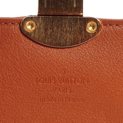 Louis Vuitton Mahina Amelia Clutch Cognac 5 of 7