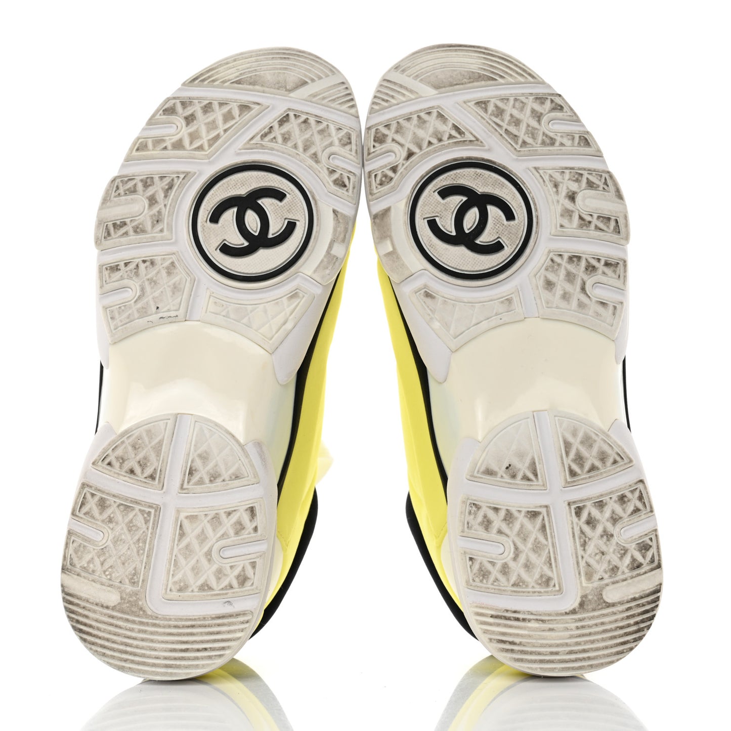 Lycra Fabric CC Sneakers 36 Yellow