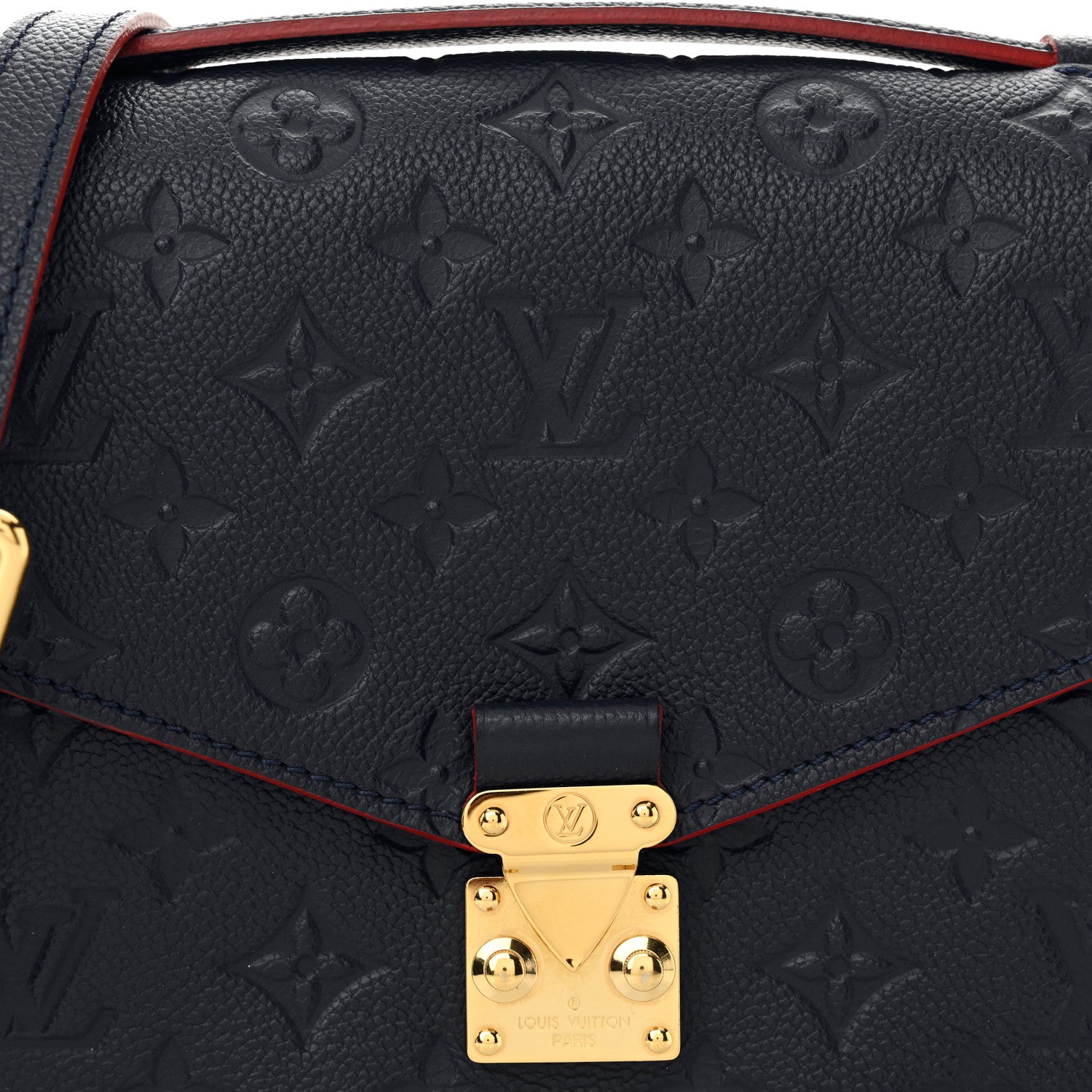 Louis Vuitton Empreinte Pochette Metis Marine Rouge 7 of 10