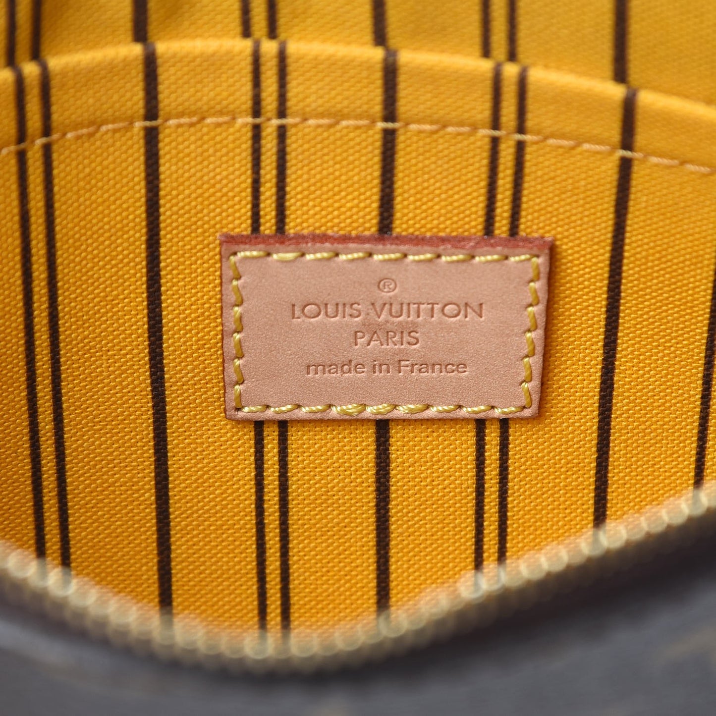 Monogram Neverfull MM GM Pochette Mimosa