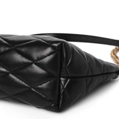 Saint Laurent Lambskin Quilted Gaby Zipped Shoulder Bag Black 10 of 12