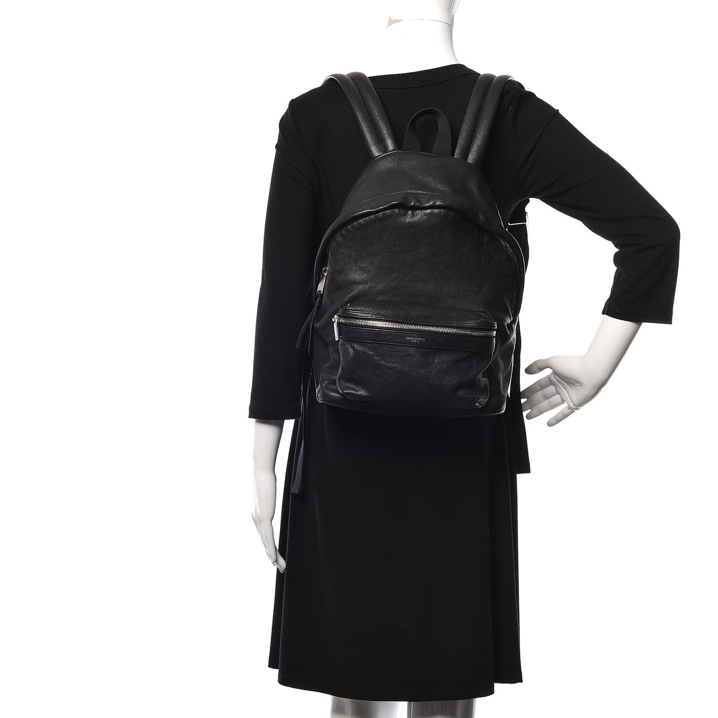 Lambskin Mini City Backpack Black
