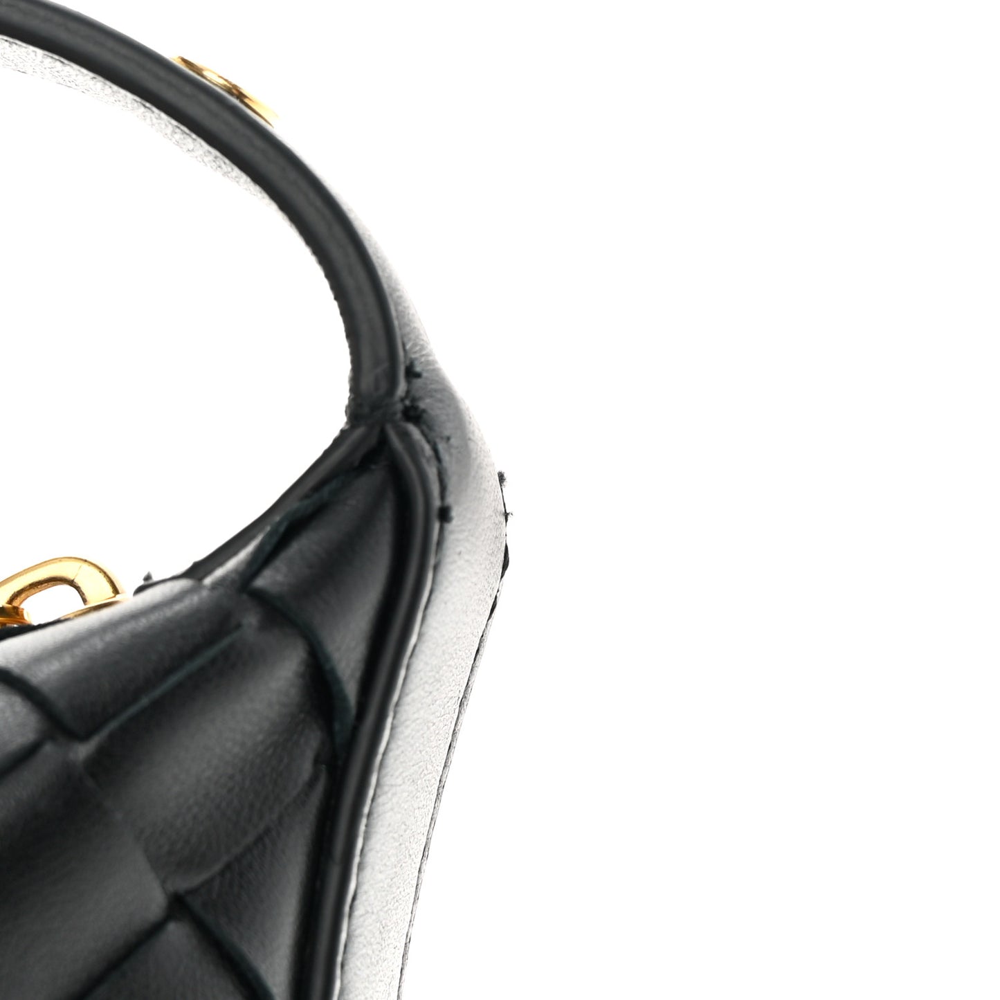 Calfskin Nappa Intrecciato Mini Wallace Black
