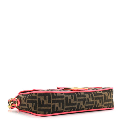 Fendi Fabric Jacquard FF 1974 Baguette Tobacco Moro Fuxia Fluo 4 of 12