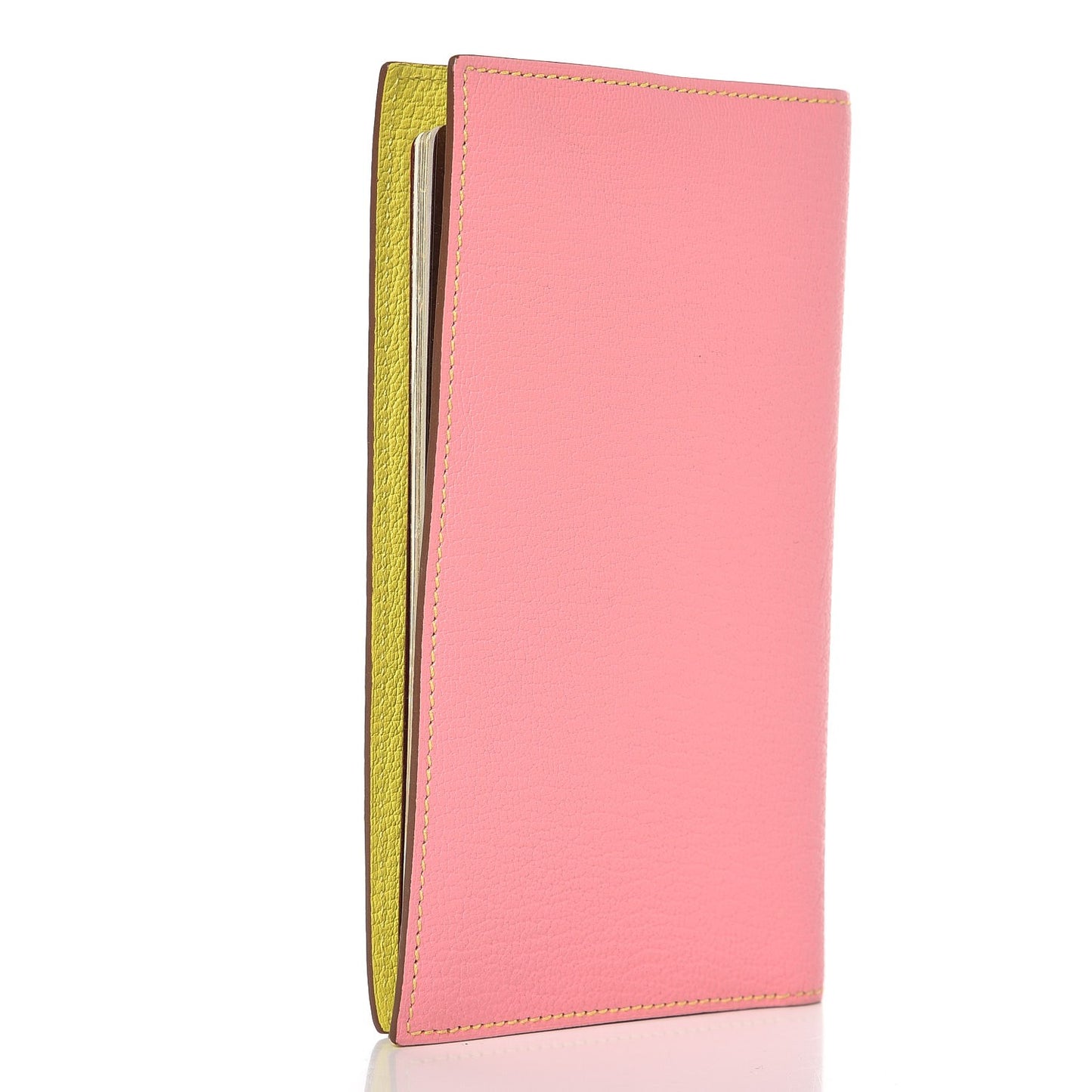 Chevre Mysore Vision II Agenda Cover Rose Confetti Soufre