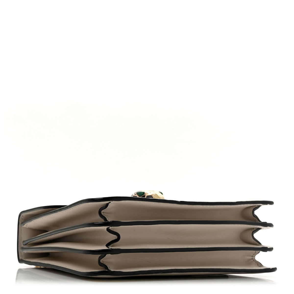 Calfskin Serpenti Forever Top Handle White