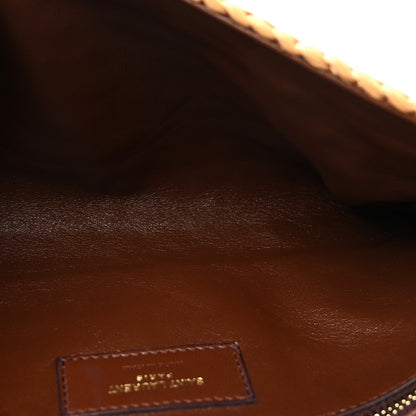 Saint Laurent Raffia Monogram Tassel Kate 99 Dark Nude 5 of 9