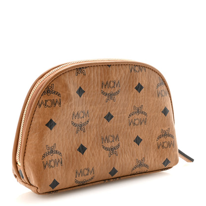 MCM Visetos Aren Medium Cosmetic Pouch Cognac 3 of 7
