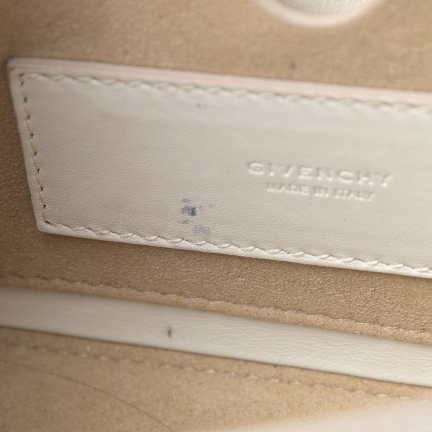 Goatskin Quilted GV3 Mini Pocket Convertible Bag White