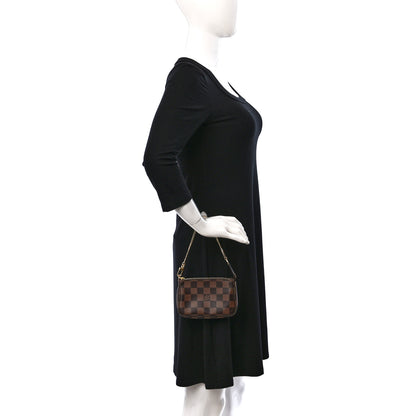 Louis Vuitton Damier Ebene Mini Pochette Accessories 2 of 9