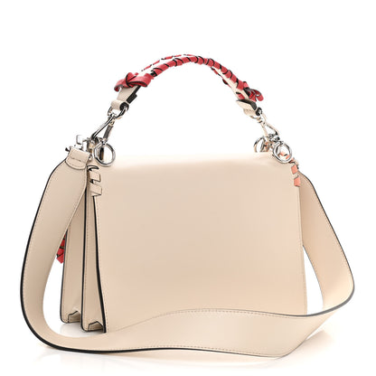 Fendi Vitello Liberty Whipstitch Bow Kan I Shoulder Bag Camelia Fiamma 2 of 11