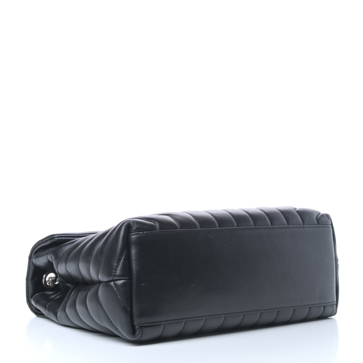 Saint Laurent Calfskin Y Quilted Monogram Medium Loulou Chain Satchel Black 4 of 8
