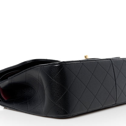 Chanel Caviar Quilted Jumbo Double Flap Black 10 of 12