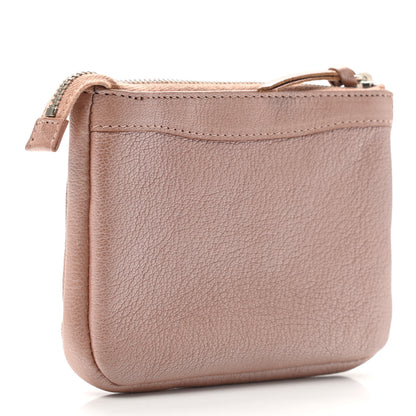 Balenciaga Chevre Classic Silver Hardware M Porte-Monnaie Coin Purse Rose 3 of 7