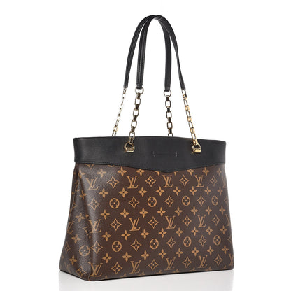 Louis Vuitton Monogram Pallas Shopper Black 3 of 6