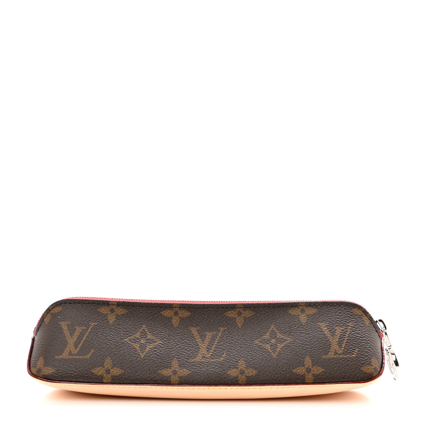 Monogram Elizabeth Pencil Pouch Red