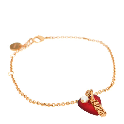 Christian Dior J'Adior Heart Pearl Bracelet Gold 1 of 4