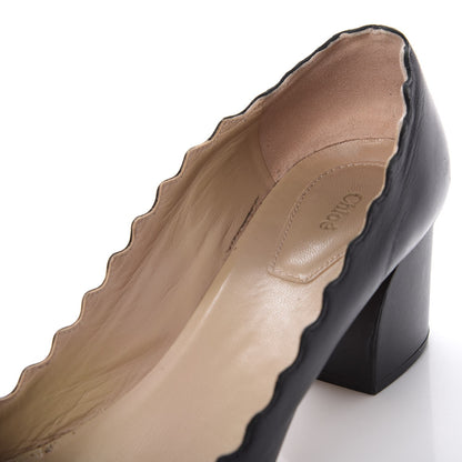 Chloe Nappa Lauren Pumps 38.5 Black 12 of 22