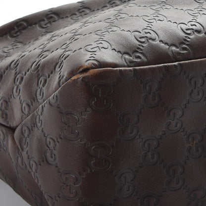 Gucci Guccissima Medium Horsebit Chain Hobo Dark Brown 8 of 12