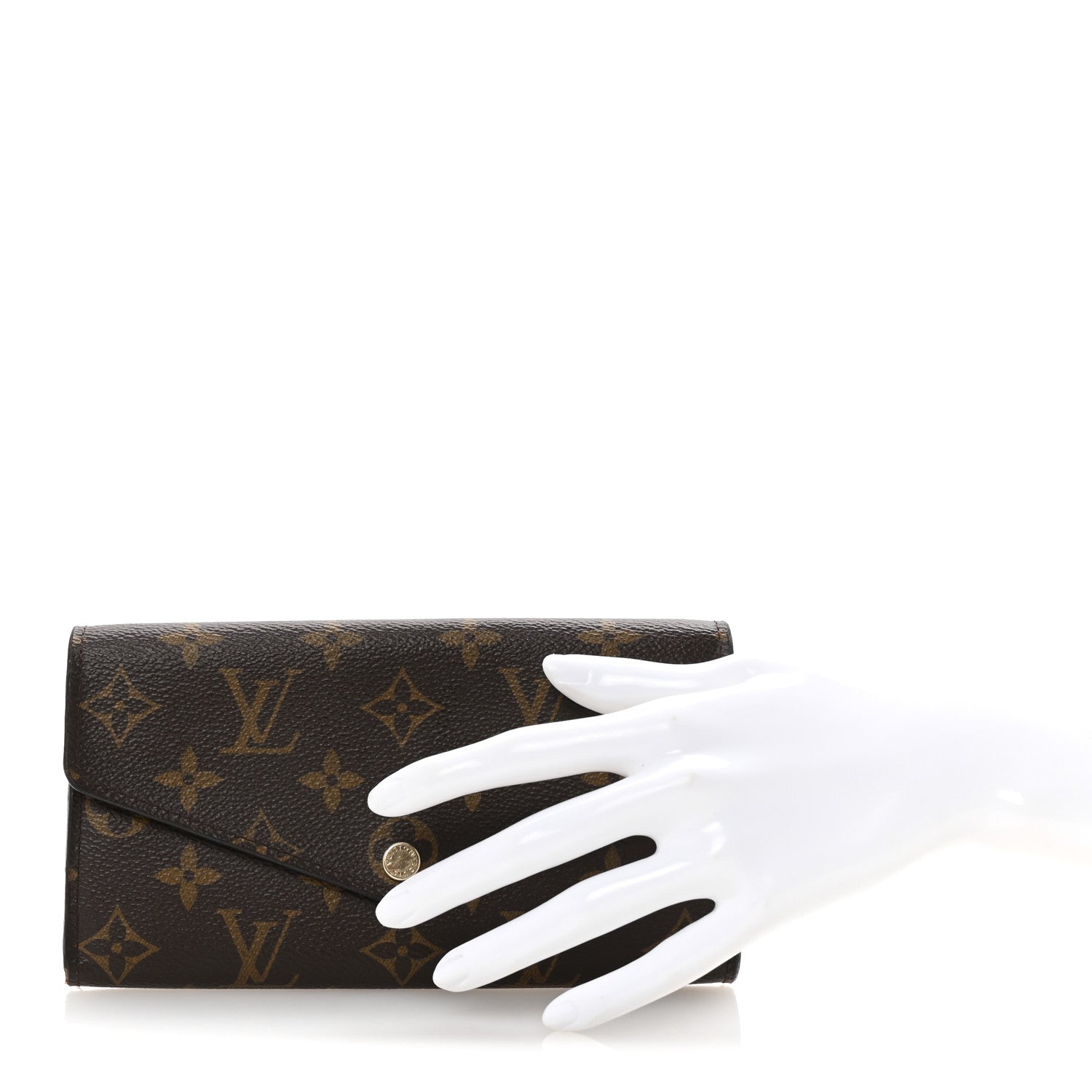 Louis Vuitton Monogram Sarah Wallet NM Rose Ballerine 3 of 12
