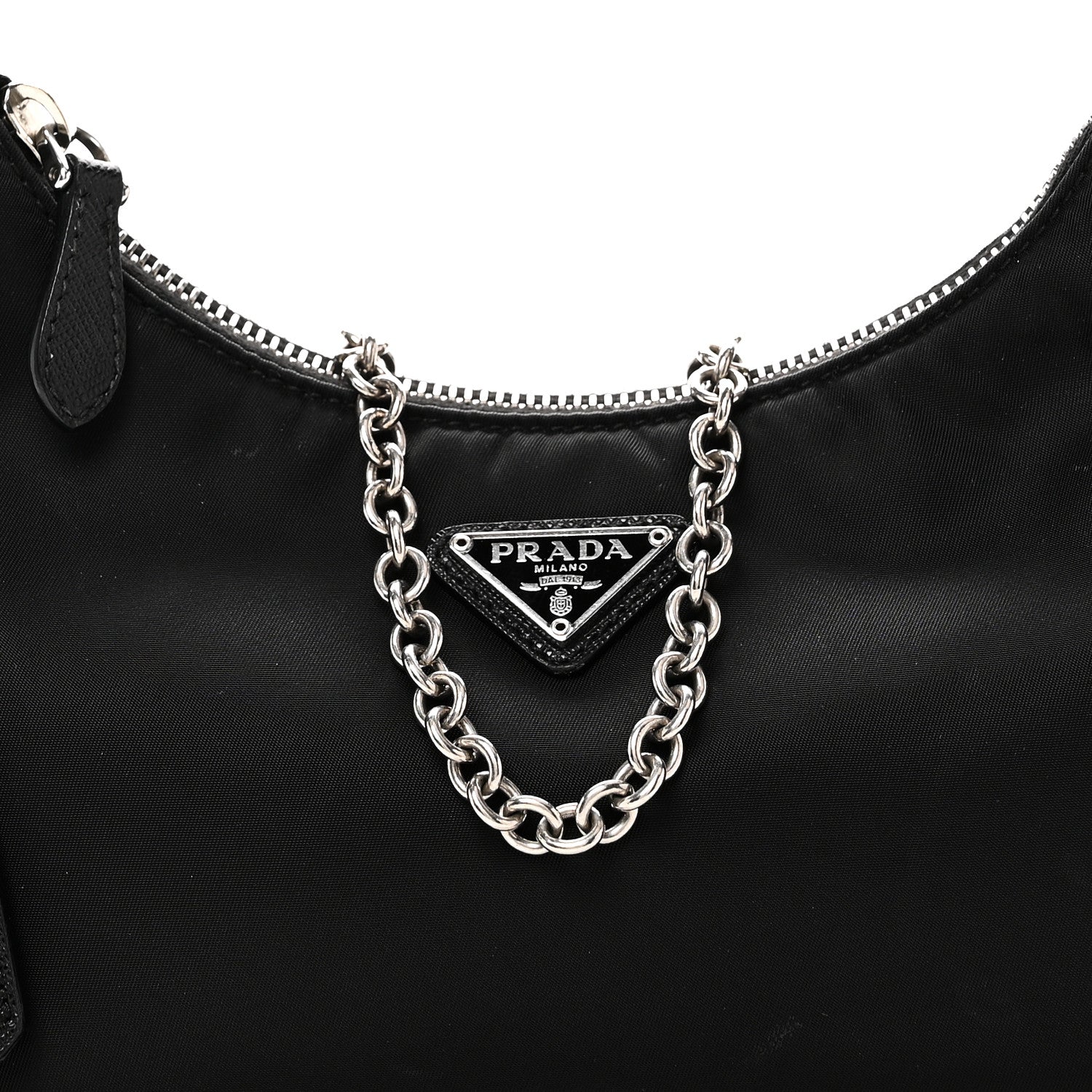 Prada Nylon Re-Edition 2005 Shoulder Bag Black 7 of 9