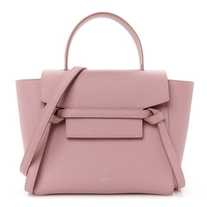 Celine Grained Calfskin Nano Belt Bag Rose Quartz 1 of 10
