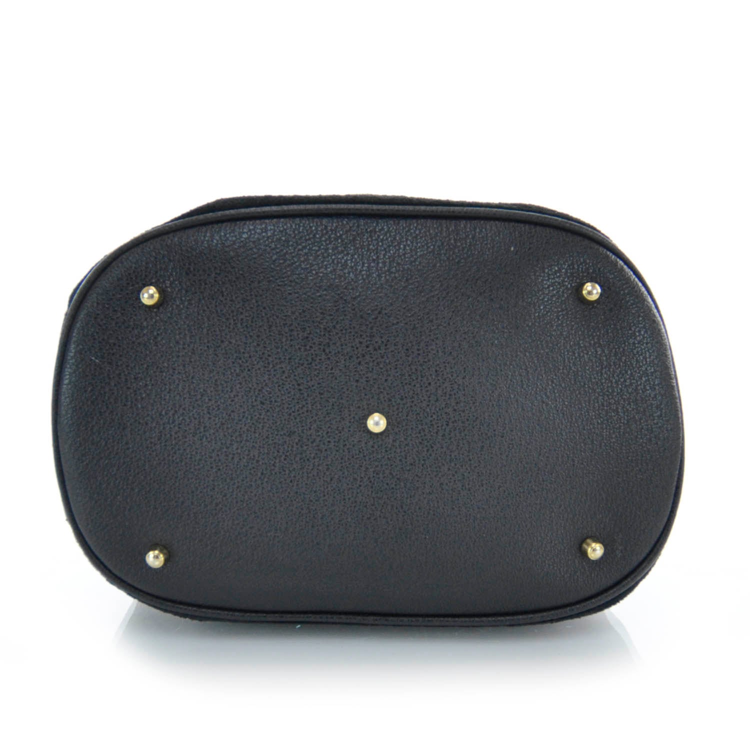 Gucci Suede Bamboo Top Handle Tote Black 6 of 8