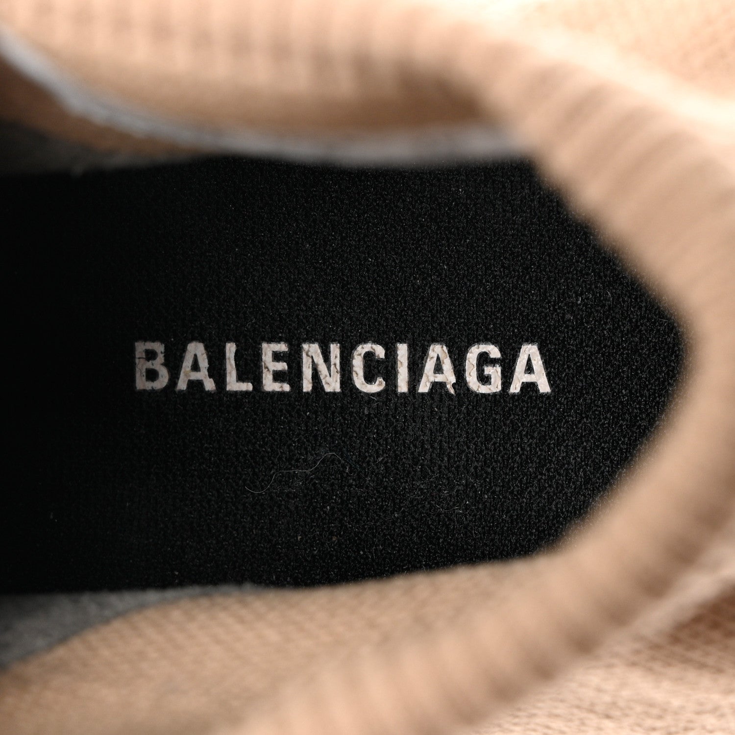 Balenciaga Neoprene Knit Womens Speed Sneakers 36 Beige 7 of 11