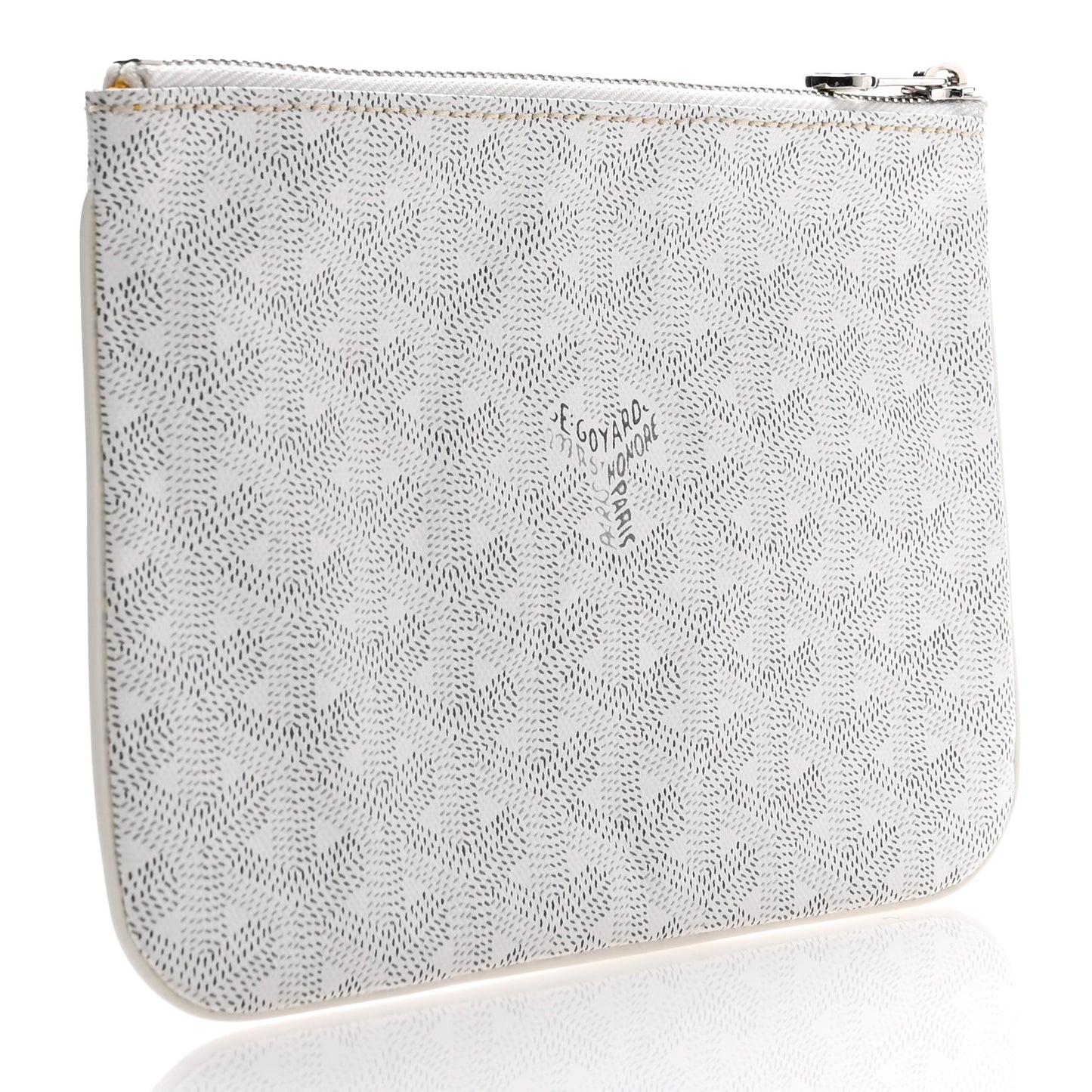 Goyardine Senat Pochette PM White