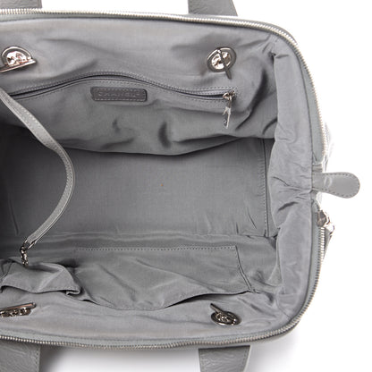 Chanel Calfskin Ultra Stitch Bowler Grey 4 of 10