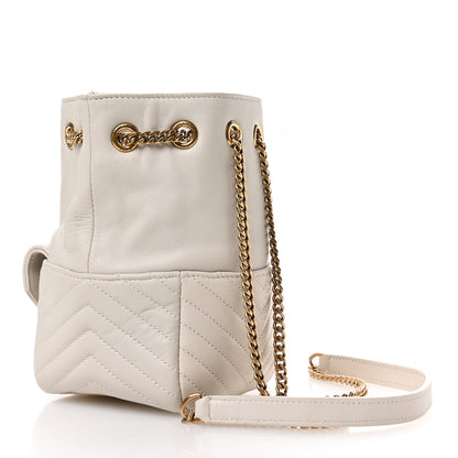 Saint Laurent Lambskin Matelasse Monogram Joe Nano Bucket Bag Crema Soft 3 of 10