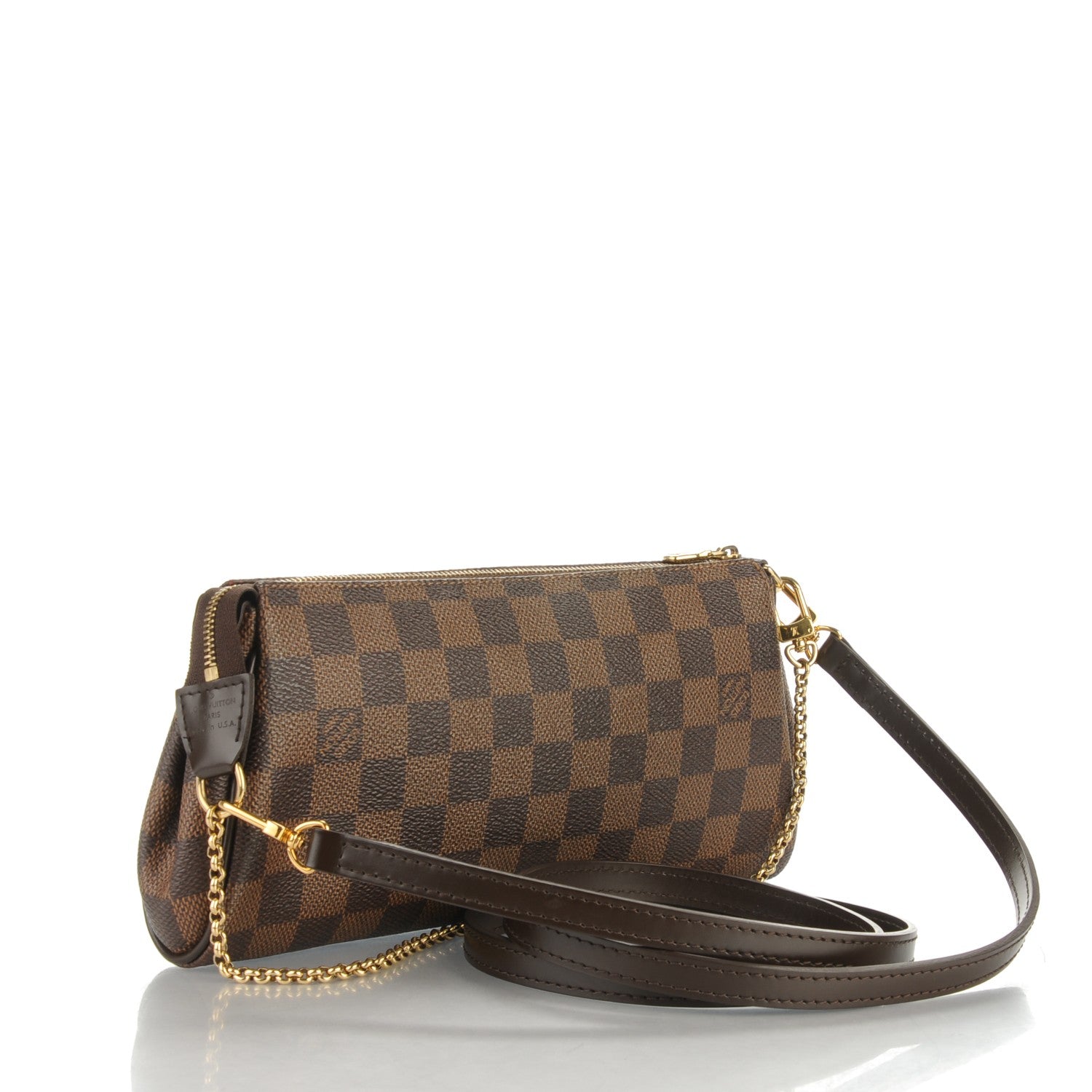 Louis Vuitton Damier Ebene Eva Clutch 3 of 7