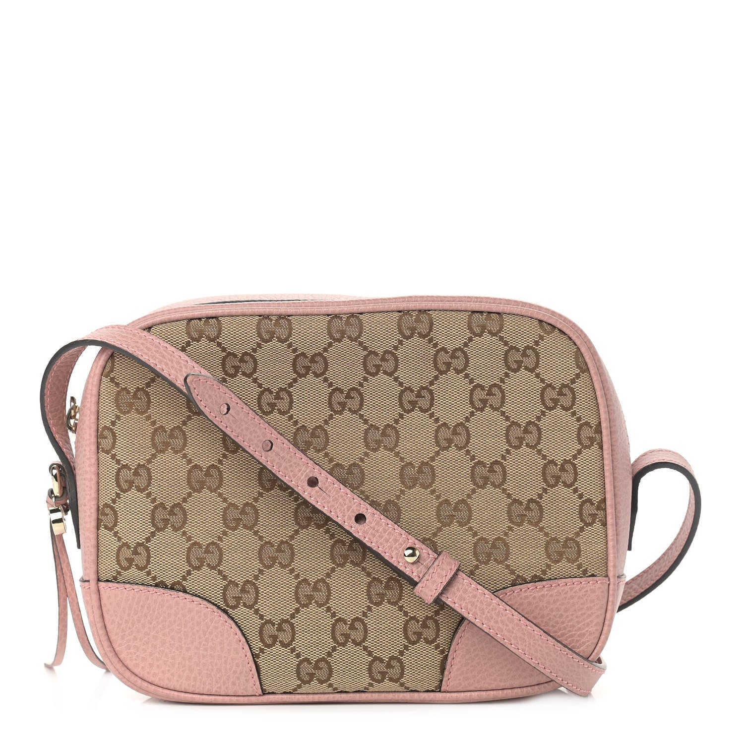 Gucci Monogram Mini Bree Messenger Bag Beige Soft Pink 1 of 9