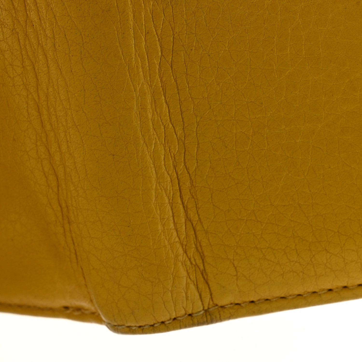 Christian Dior Goatskin Saddle Compact Wallet Yellow 14 of 14