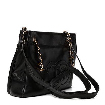 Chanel Lambskin Flap Shoulder Bag Black 2 of 6
