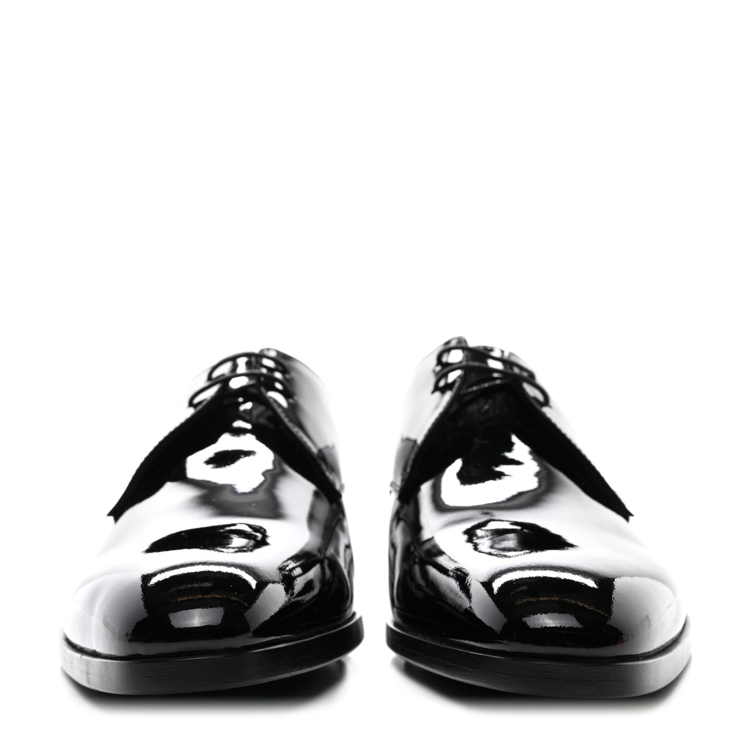 Patent Lace Up Wyatt 25 Derby Shoes 40 Black