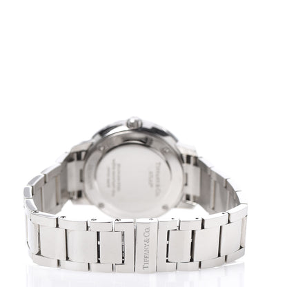 Tiffany Stainless Steel Diamond Bezel 31mm Atlas 2-Hand Quartz Watch Pink 4 of 6