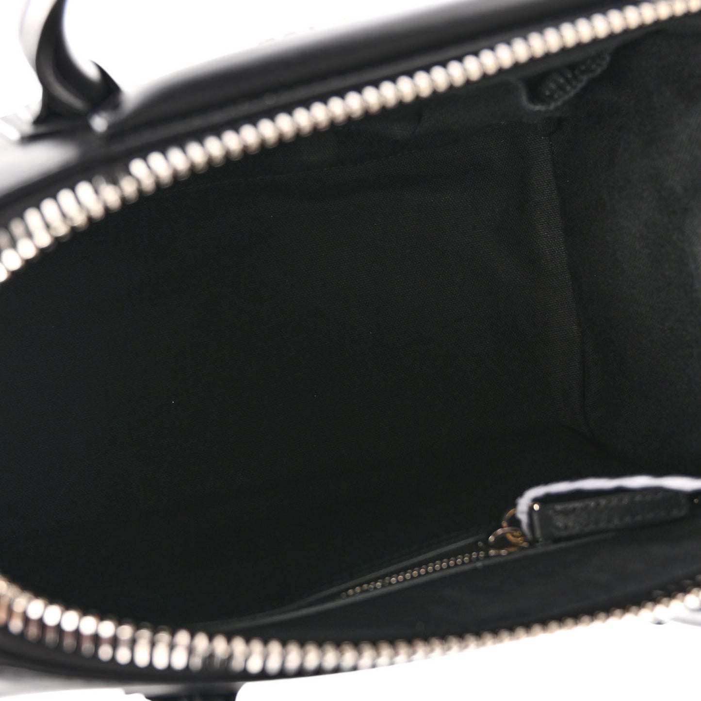Calfskin Signature Logo Small Antigona Black