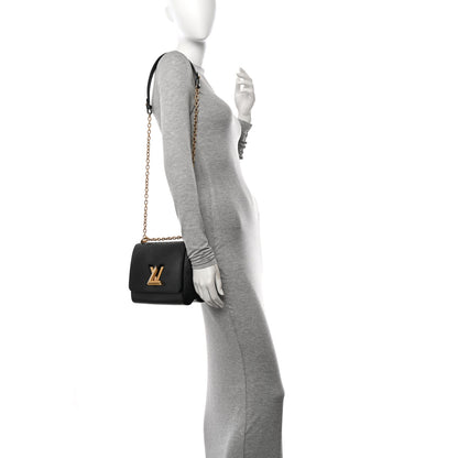 Louis Vuitton Epi Twist Shoulder Bag MM Black 2 of 10