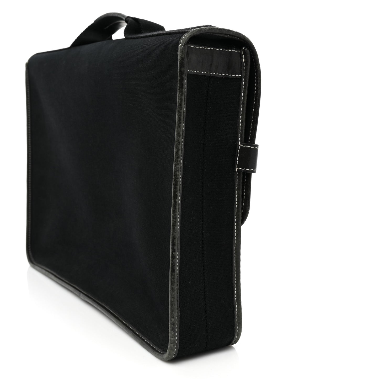 Toile Officier Buenaventura Briefcase Black