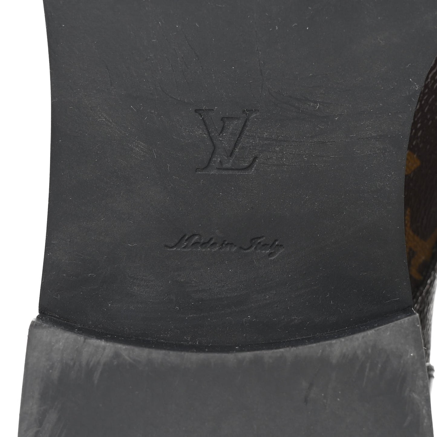 Calfskin Monogram Wonderland Flat Ranger Boots 39 Black